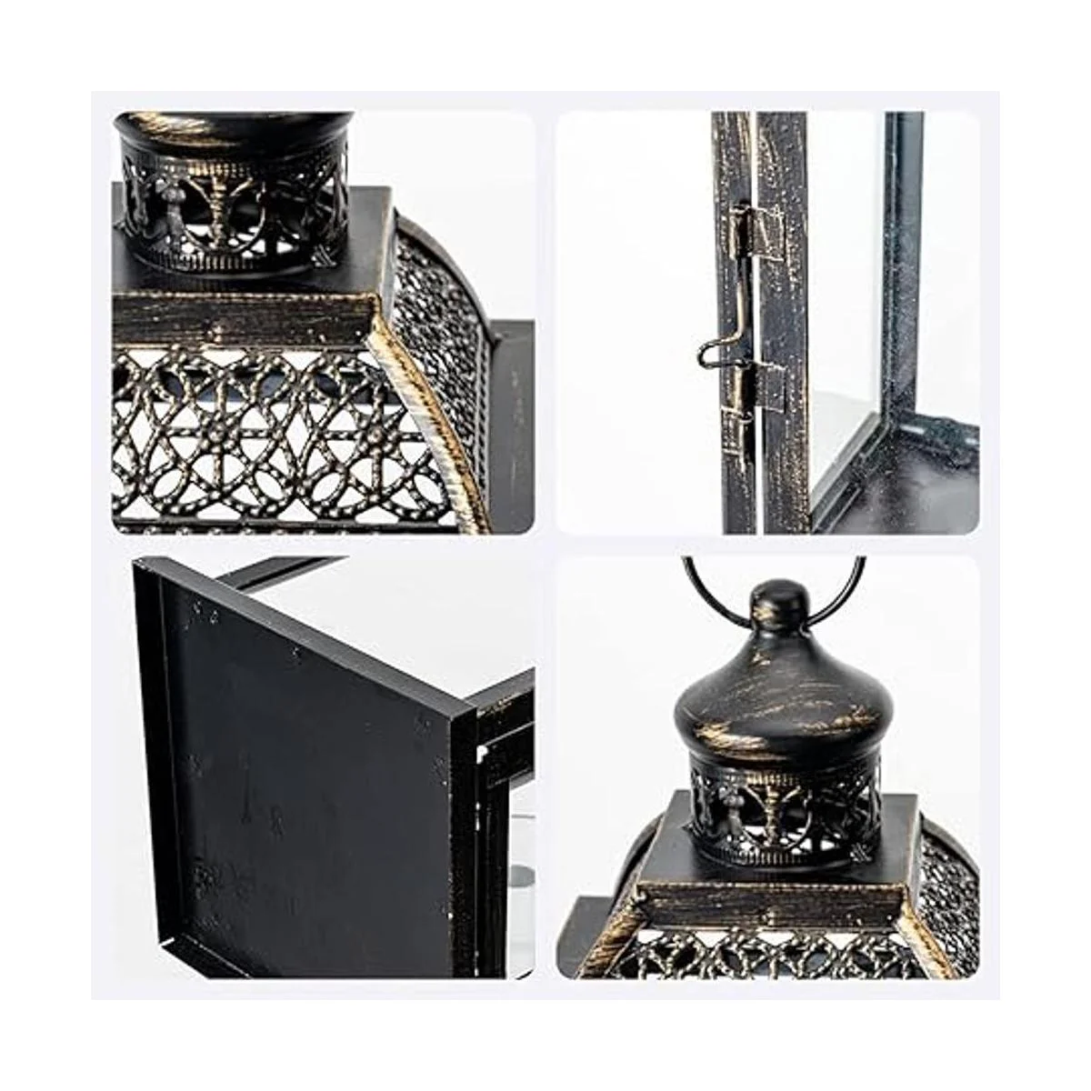 DECORKEY Farol decorativo grande de 14.4 pulgadas para_3