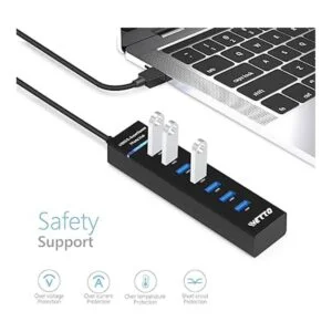 Hub USB 3.0 de 7 puertos Hub USB de datos IVETTO con_4