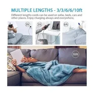 Terasako Paquete de 5 cables de carga magnéticos_5