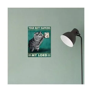 UNIYA Póster de inodoro divertido diseño de animales de_2