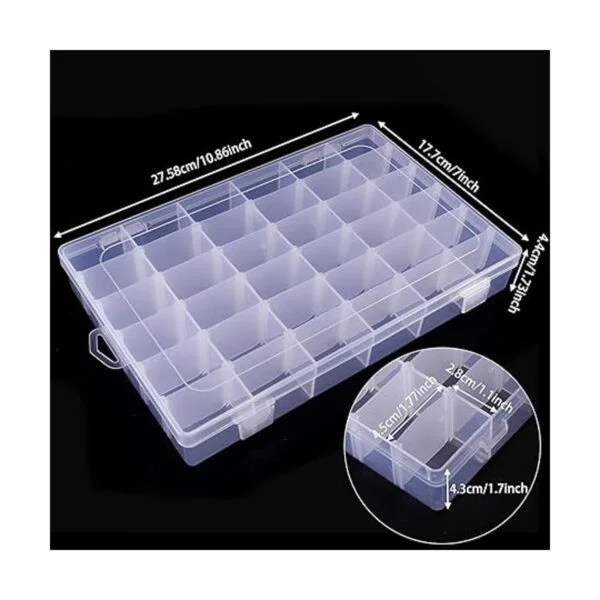BAKHUK Paquete de 4 cajas organizadoras de plástico_2