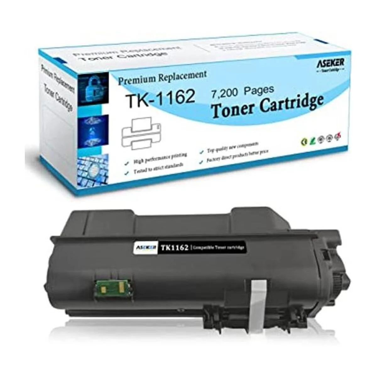 Aseker Cartucho de tóner compatible TK1162 TK1162 para_1