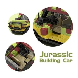 Bloques de construcción de automóviles Jurásicos juguetes_2