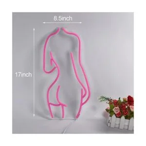 Señoras de neón con luces LED de noche conectadas por USB_2