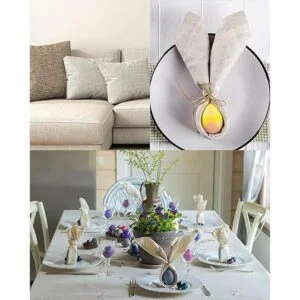 Pllieay Tela de lino 100 puro natural de 39 x 55_4