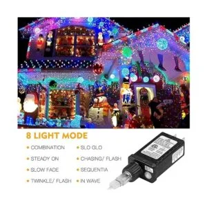 400 luces LED de carámbanos para exteriores 32.8 pies 75_3