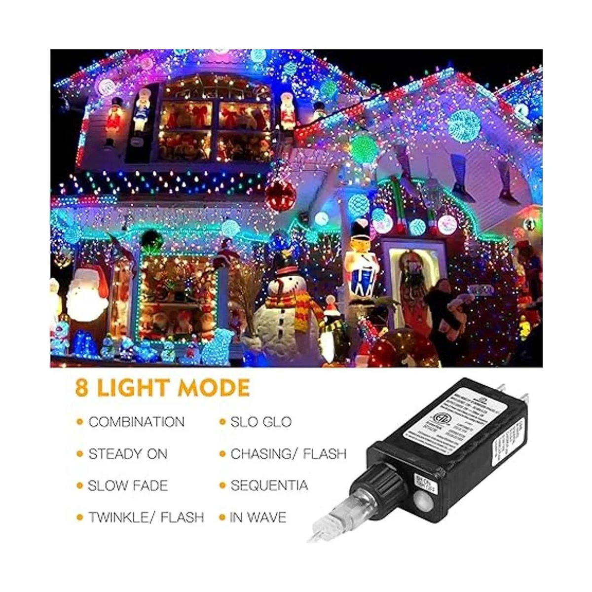 400 luces LED de carámbanos para exteriores 32.8 pies 75_3