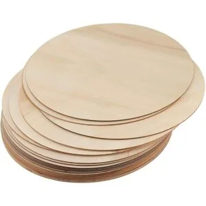 ZEONHAK 20 unidades de círculo de madera de 12.0 in para_1