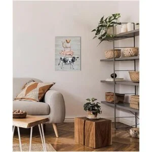 Lienzo para decoración de pared de granja animales de_5