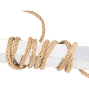 MUKCHAP Cuerda de yute artesanal de 14 pulgada x 328_4