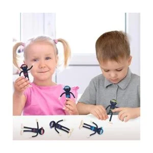 ArtCreativity Figuras de Ninja flexibles juego de 12_4