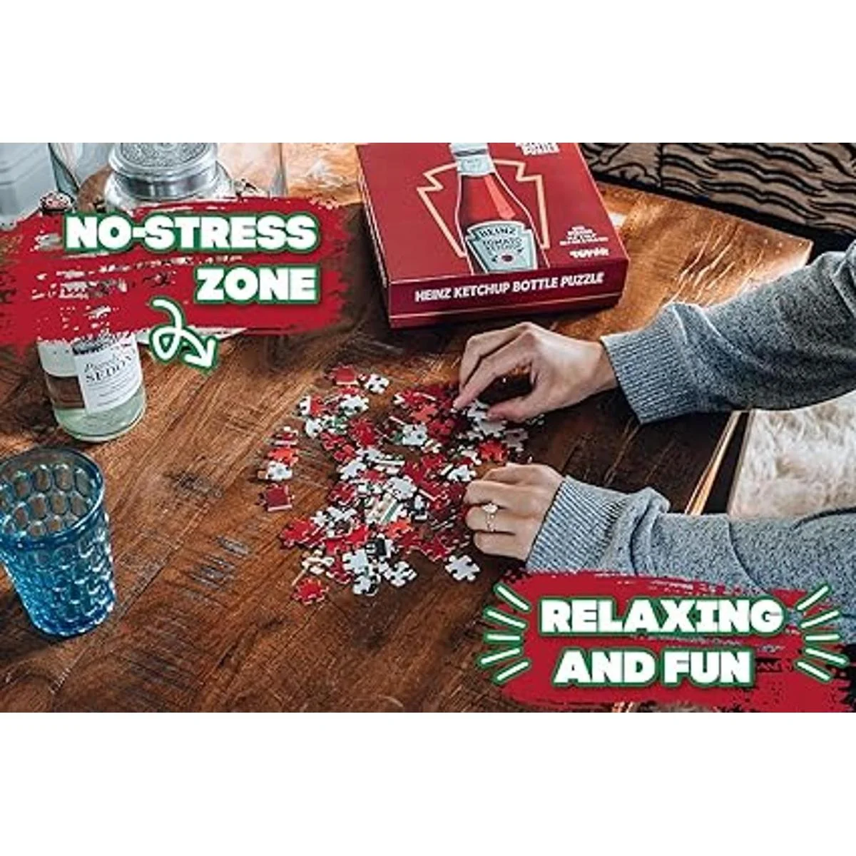 Heinz Ketchup Rompecabezas de alimentos para adultos y_6
