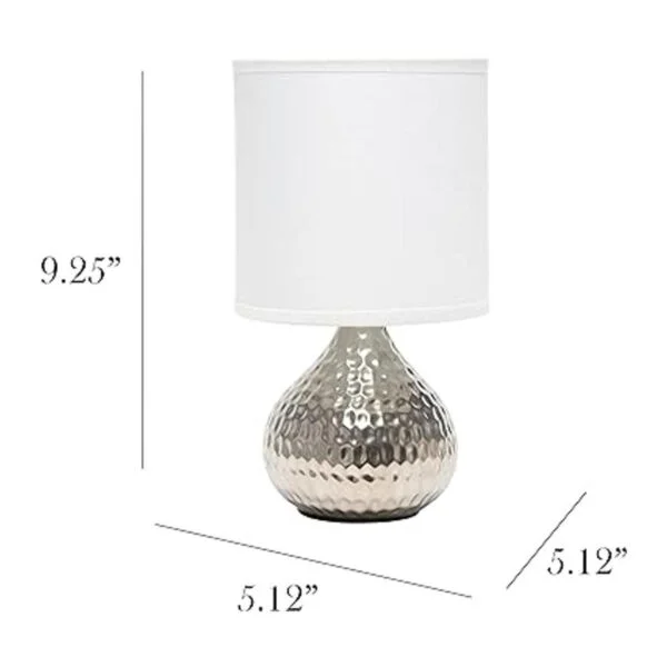Simple Designs LT2073SVW Mini lámpara de mesa de goteo_4