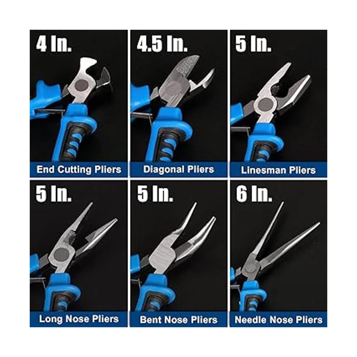 COMOWARE Juego de 6 mini alicates juego de herramientas_2