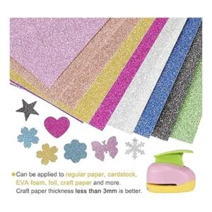 Regilt Juego de 6 perforadoras de papel con 10 papeles de_4