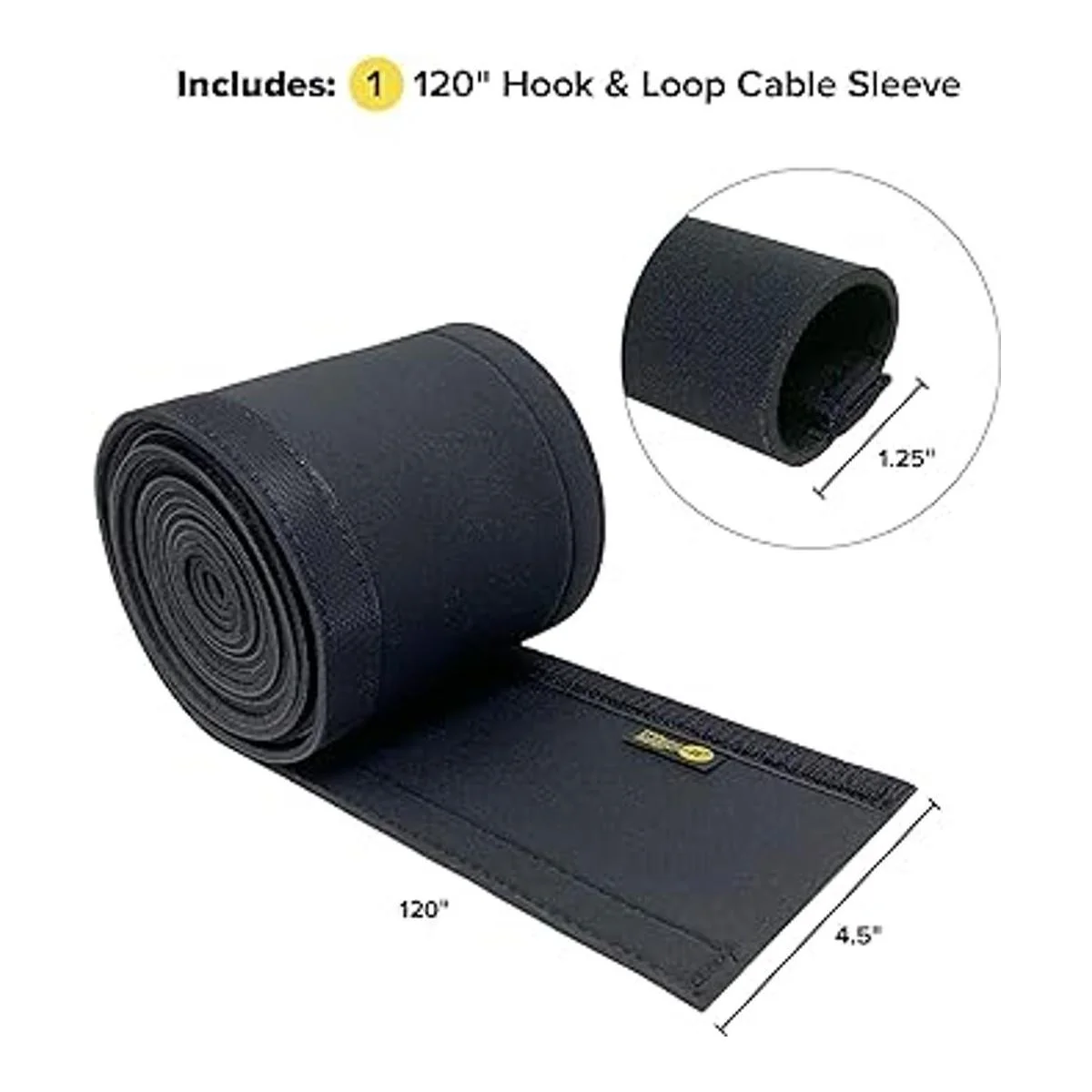 WrapIt Storage Funda para cable con gancho y bucle 12.0_3