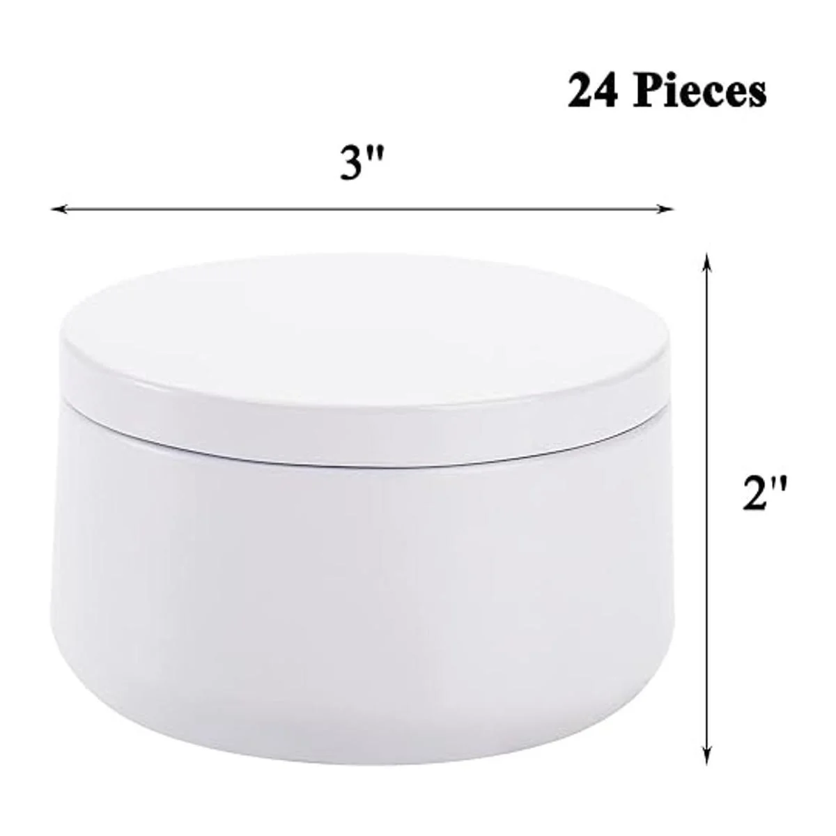 ZENFUN 24 latas de velas con tapas tarros redondos de 6_2