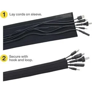 WrapIt Storage Funda para cable con gancho y bucle 47.6_5