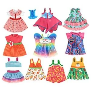 ebuddy 10 juegos de ropa de muñeca de bebé Alive para_1