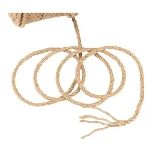 MUKCHAP Cuerda de yute artesanal de 14 pulgada x 328_5