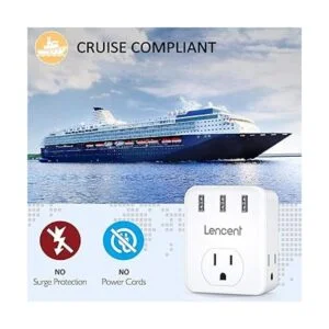 Adaptador de 3 puntas a 2 puntas 2 unidades LENCENT 3_4