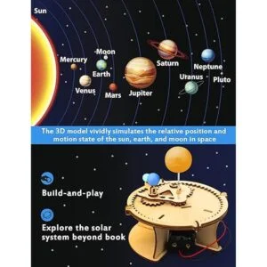 Juego de 5 kits STEM kits de construcción de madera_3