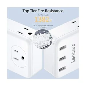 Adaptador de 3 puntas a 2 puntas 2 unidades LENCENT 3_3