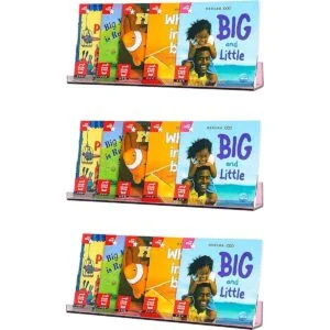 Sooyee Estantes de libros estantes de pared de 15_4