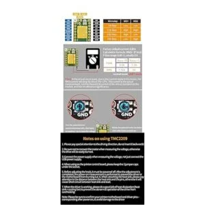 Teyleten Robot TMC2209 V2.0 Controlador de motor paso a_7