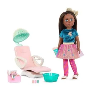 Glitter Girls Silla de salón y juego de peinado Secador_3