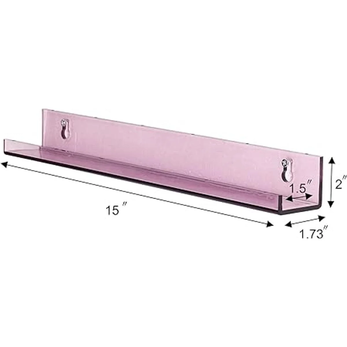 Sooyee Estantes de libros estantes de pared de 15_6