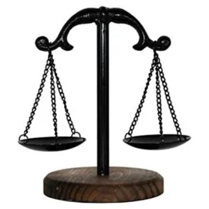 OwlGift Bandeja de torres de joyería Libra de metal de_1