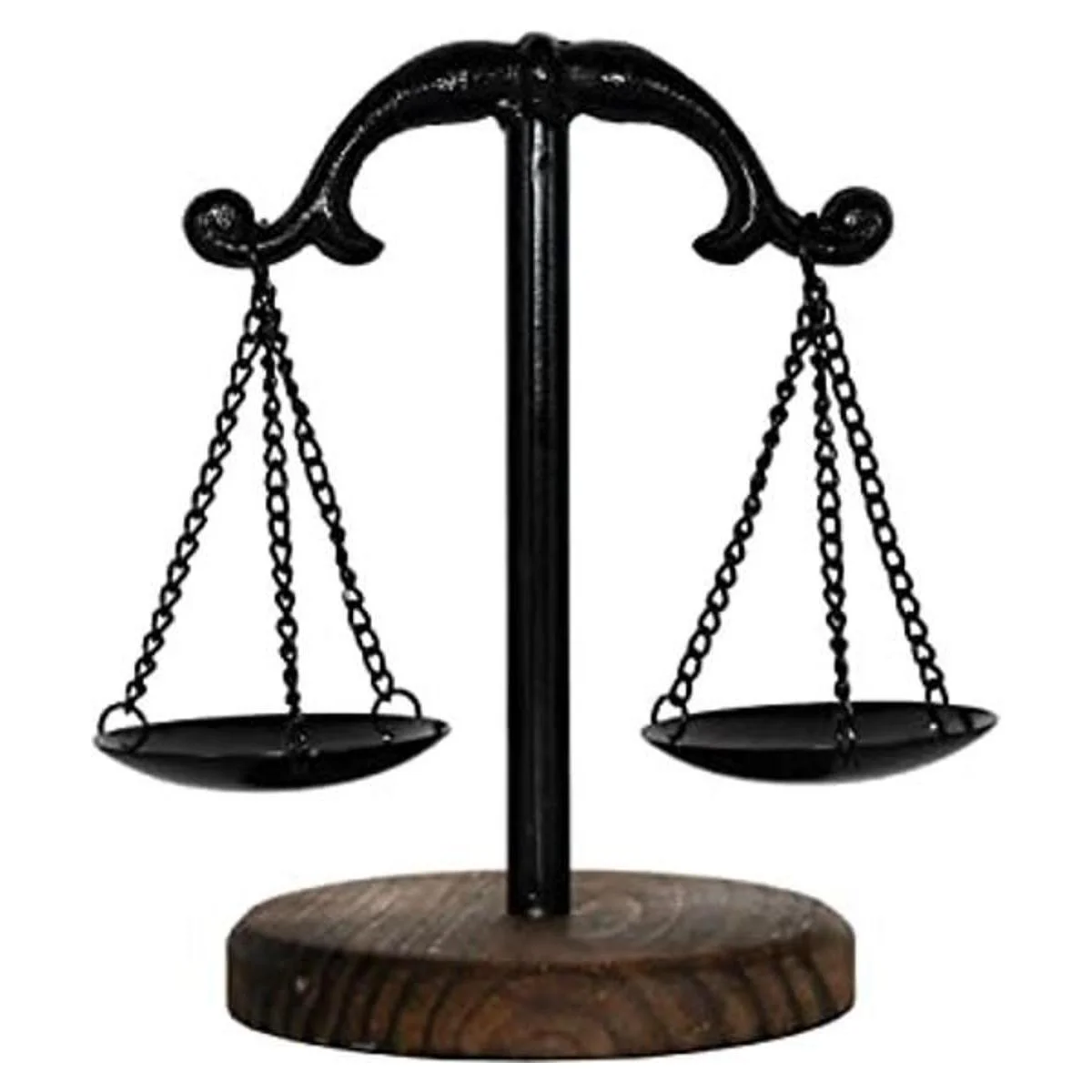 OwlGift Bandeja de torres de joyería Libra de metal de_1