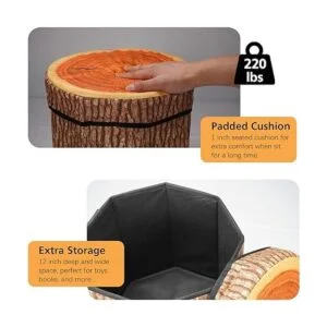 CHEFAN Taburete de almacenamiento de frutas otomano_2