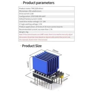 Teyleten Robot TMC2209 V2.0 Controlador de motor paso a_5