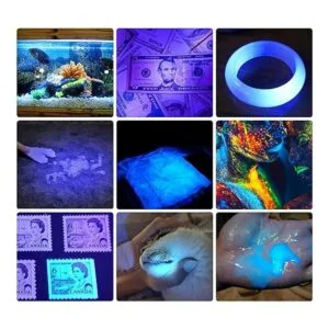 DARKBEAM Linterna de luz UV de 365 nm 2 paquetes de_2