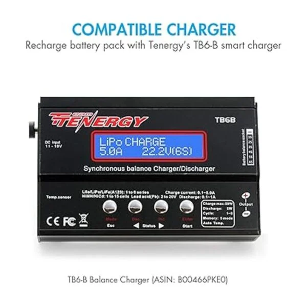 Tenergy Paquete de 2 baterías de receptor NiMH RX con_5