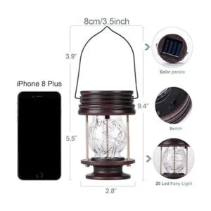 Faroles solares impermeables para colgar al aire libre_3
