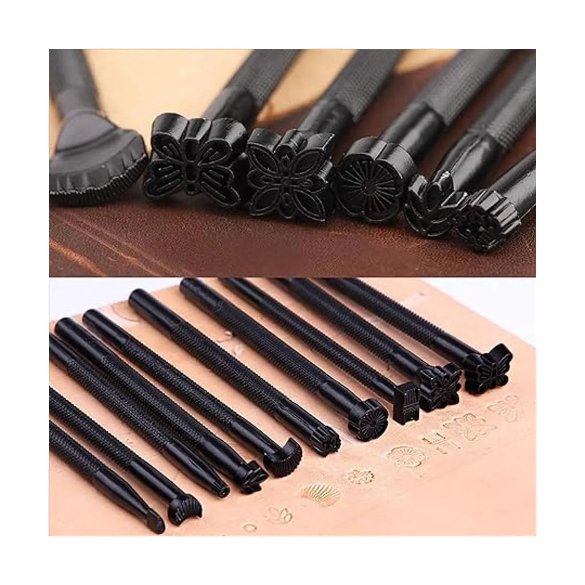 Juego de 20 piezas de herramientas de estampado de cuero_7