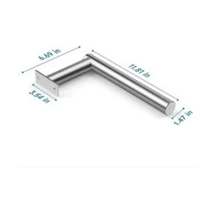 ANNTLENT Soporte de poste de antena tipo L para antena al_6