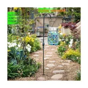 Faroles solares de mosaico luces colgantes para_3