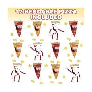 ArtCreativity Figuras de pizza flexibles juego de 12_2