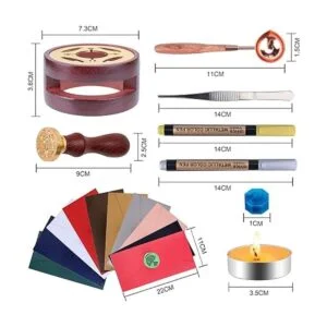 Kit de sello de cera con caja de regalo kit de sellado de_5