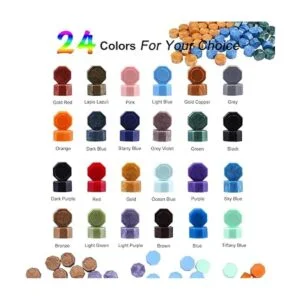 Kit de sello de cera con caja de regalo kit de sellado de_3