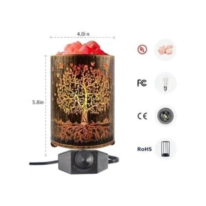 Lámparas de sal de noche lámpara de roca de sal del_2