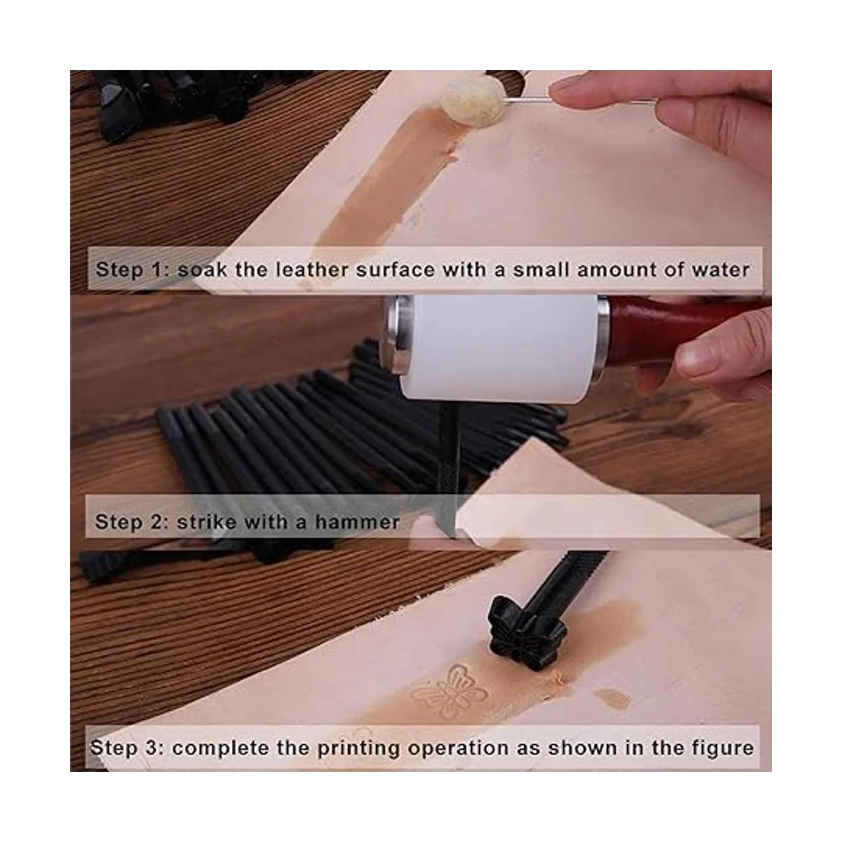 Juego de 20 piezas de herramientas de estampado de cuero_6