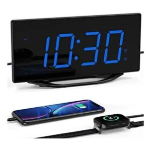 Reloj despertador digital para dormitorio mesita de_1