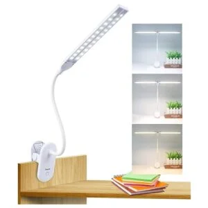 Deaunbr Luz de lectura LED con clip lámpara de_1