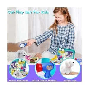 TEUVO Juego de cuidado de mascotas kit médico para niños_2