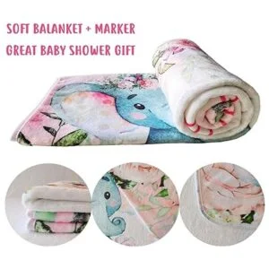 Popfavors Yuzioey Manta mensual para bebé niña diseño de_5